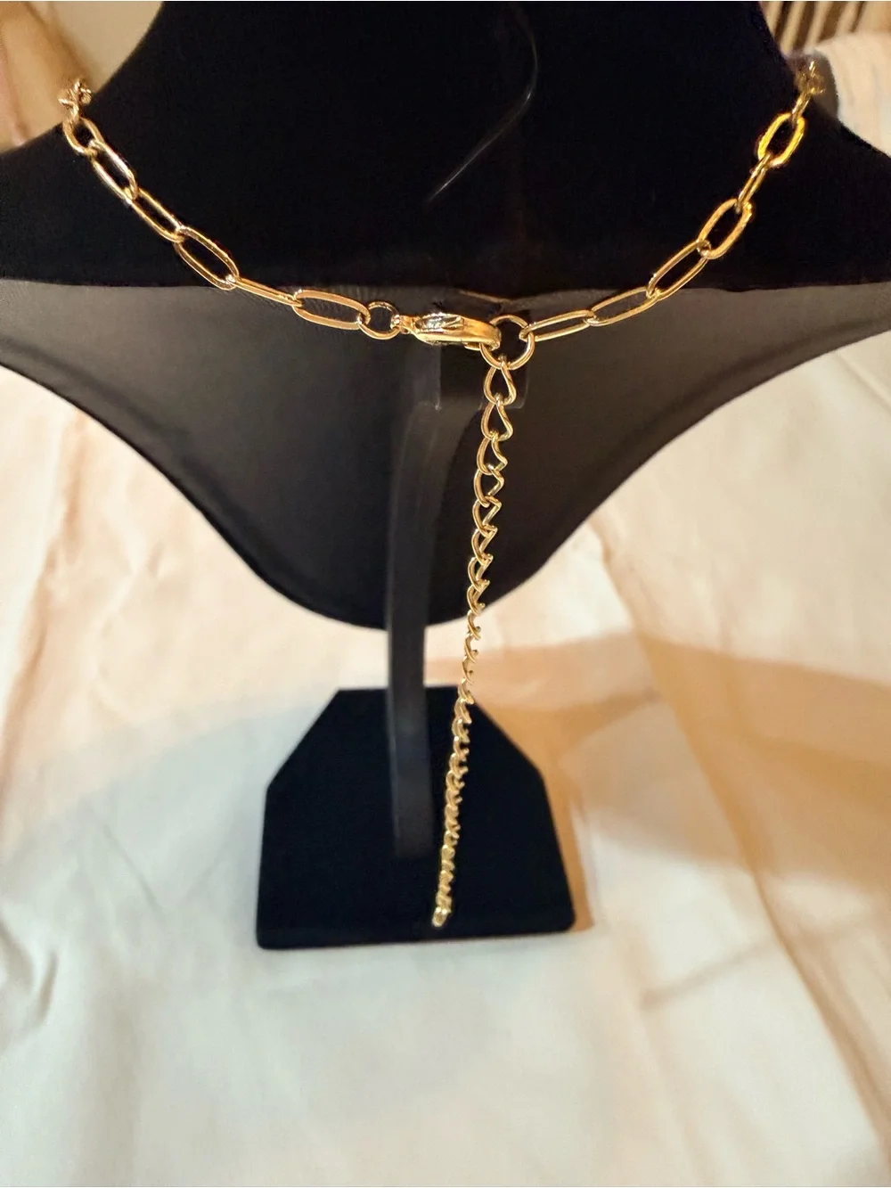 Gold-Tone Evil Eye Pendant Necklace for Women